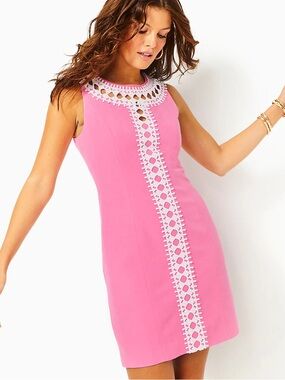 NWT Lilly Pulitzer Mila Shift Dress Confetti Pink